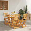 Hage Stol 4 pcs Brun 36 x 46 x 86cm Massivt akasietre