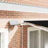 Innvendbar Markise med Svart 300 x 250 cm stoff