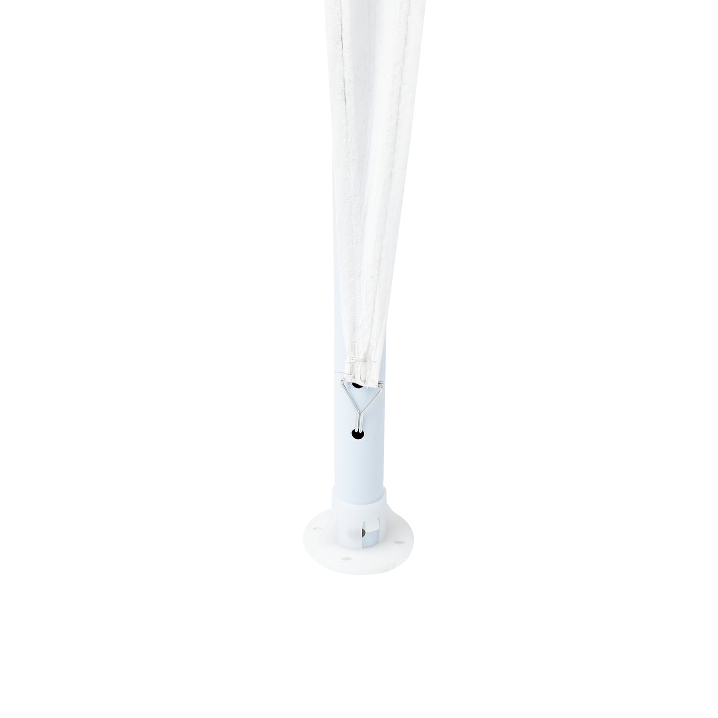 Partytelt Hvit 800 x 400 x 266 cm Polyetylen og Stål