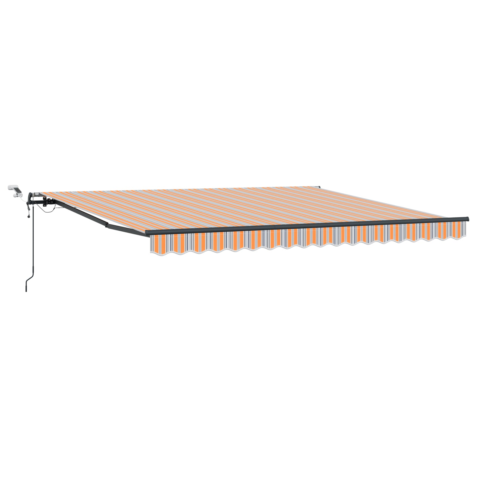 Innvendbar Markise med Flerfarget 400 × 300 cm stoff
