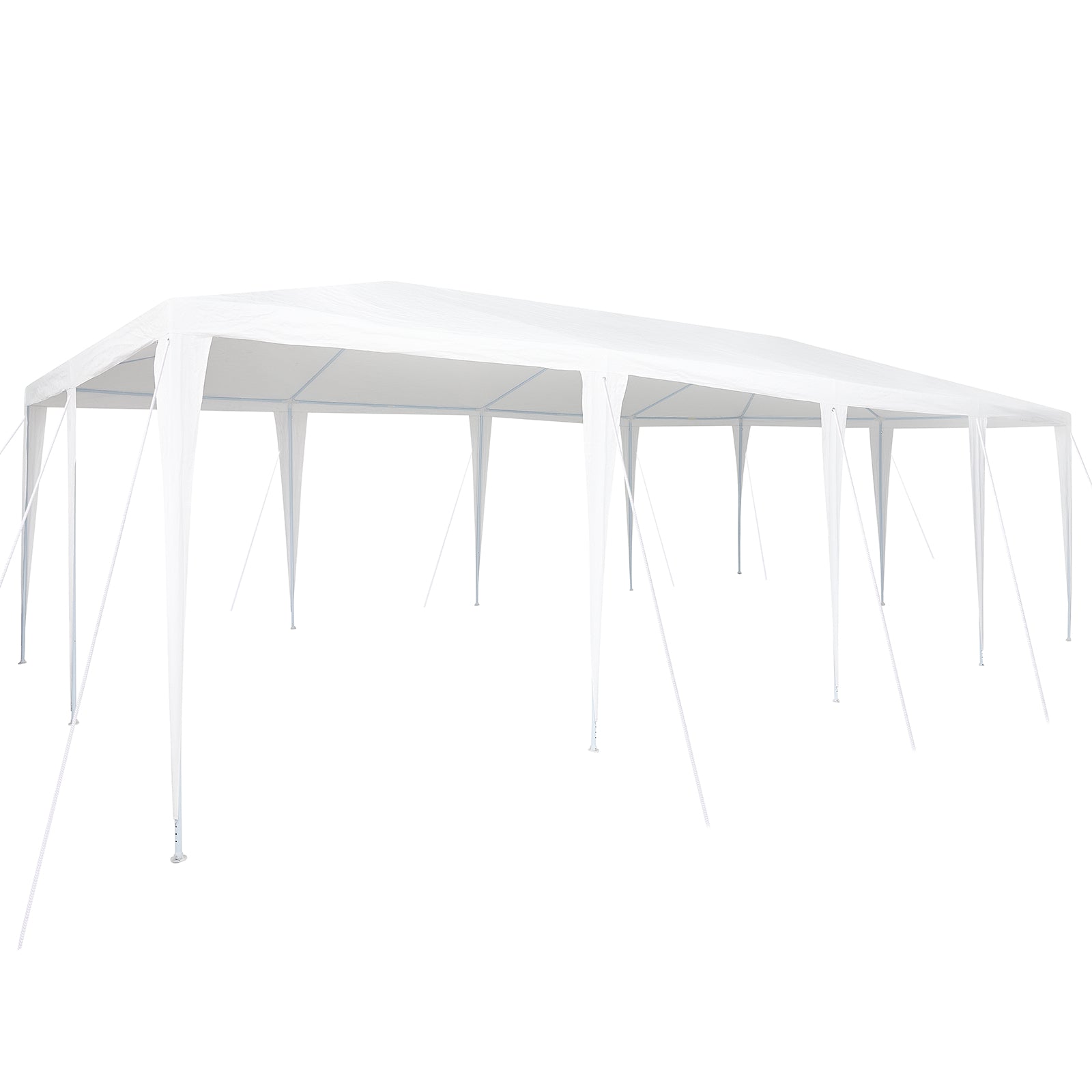 Partytelt Hvit 800 x 400 x 266 cm Polyester og stål