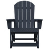 Adirondack gyngestol Havblå 73.5 x 92 x 90cm Plast
