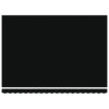 Innvendbar Markise med LED -stripelys Svart 450 ×300 cm stoff