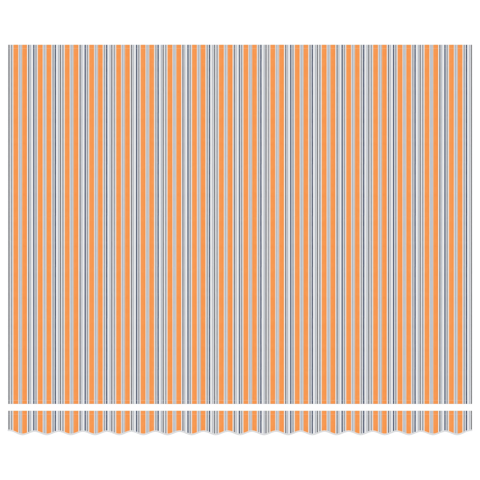 Innvendbar Markise med Flerfarget 400 × 300 cm stoff