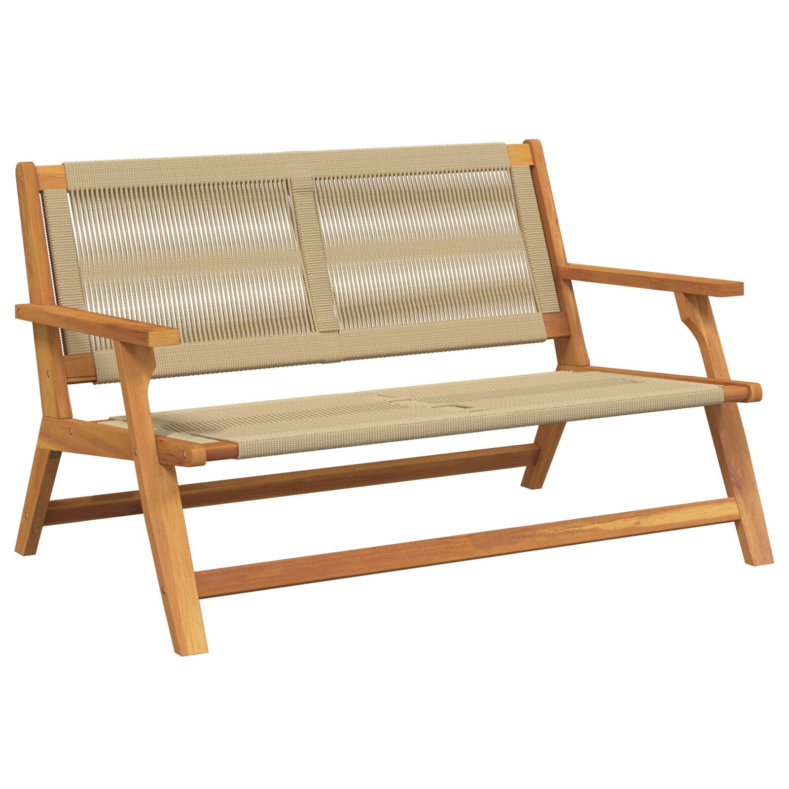 Hagemøbler Beige 78 x 122 x 73cm Massivt akasietre