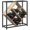 Vinreoler Sonoma eik, Svart Sponplate, Metall Medium