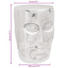 Face Krakk Sølv 33x33x45 cm Aluminium