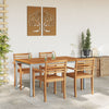 Hagebord 150x90x75 cm Solid Akasietre og Metall