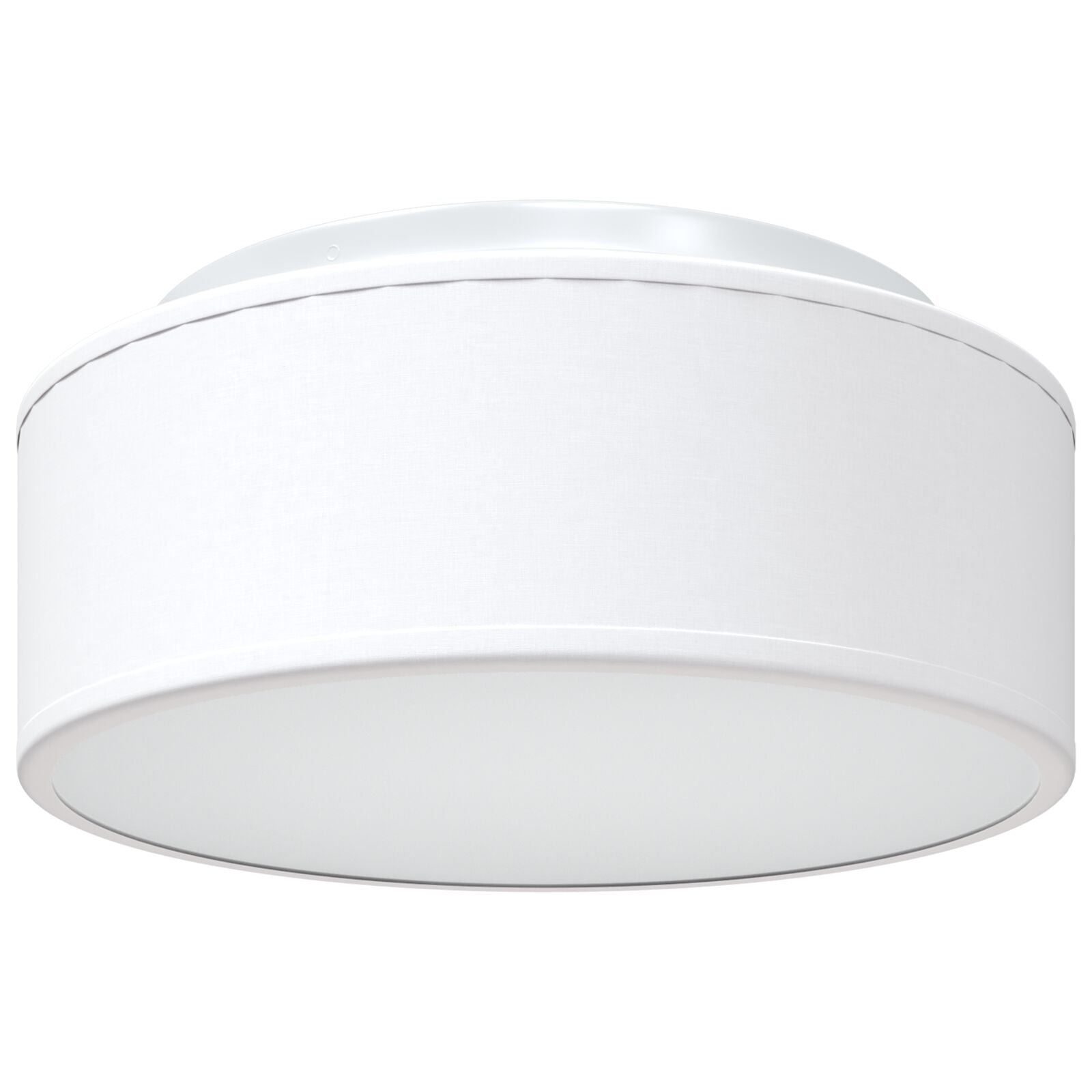 Taklampe Hvit 30 x 13.5 cm stoff