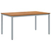 Hagebord 150x90x75 cm Solid Akasietre og Metall