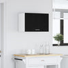 Hengende skap med dør Svart eik 60 x 31 x 60 cm Konstruert tre