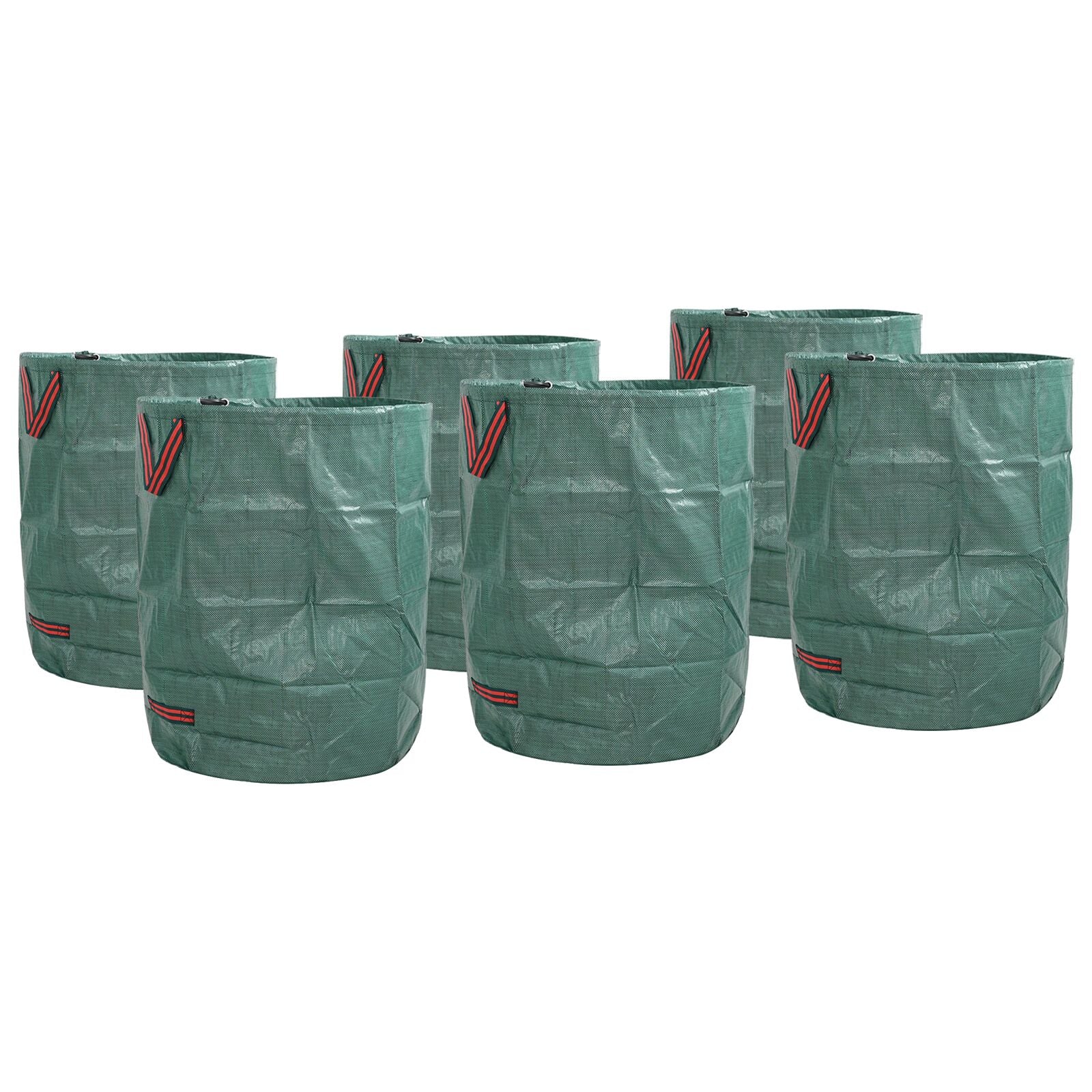 Hage søppelposer 12 pcs grønn 66 x 66 x 83.5 cm Polypropen