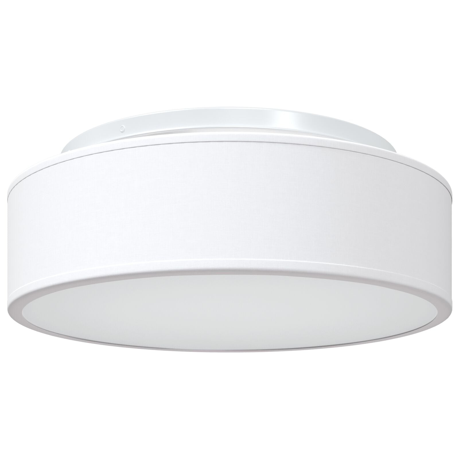 Taklampe Hvit 38 x 13.5 cm stoff