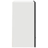 Hengende skap 2 pcs Svart eik 100 x 31 x 60 cm Konstruert tre