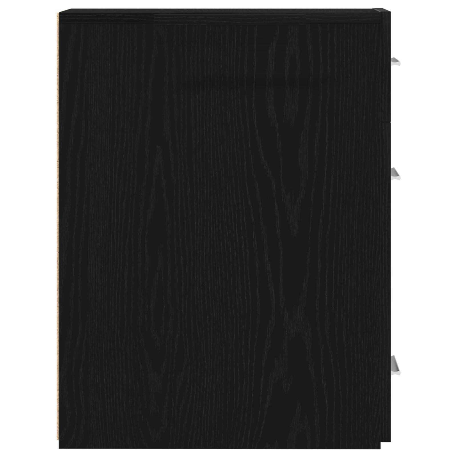 Apotekerskap Svart eik 20 x 45.5 x 60 cm Konstruert tre