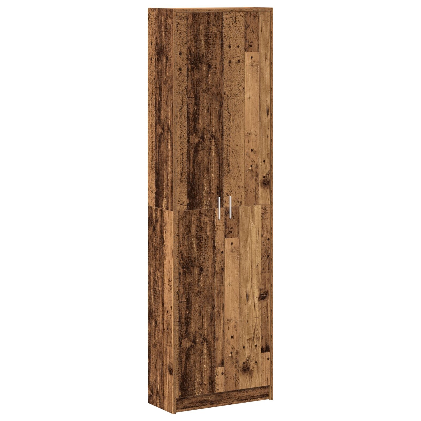 Garderobeskap med dør Gamle tre 55 x 25 x 189 cm Konstruert tre