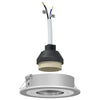 Spotlights med søkelys 6 pcs sølv 9 x 9 x cm Aluminium