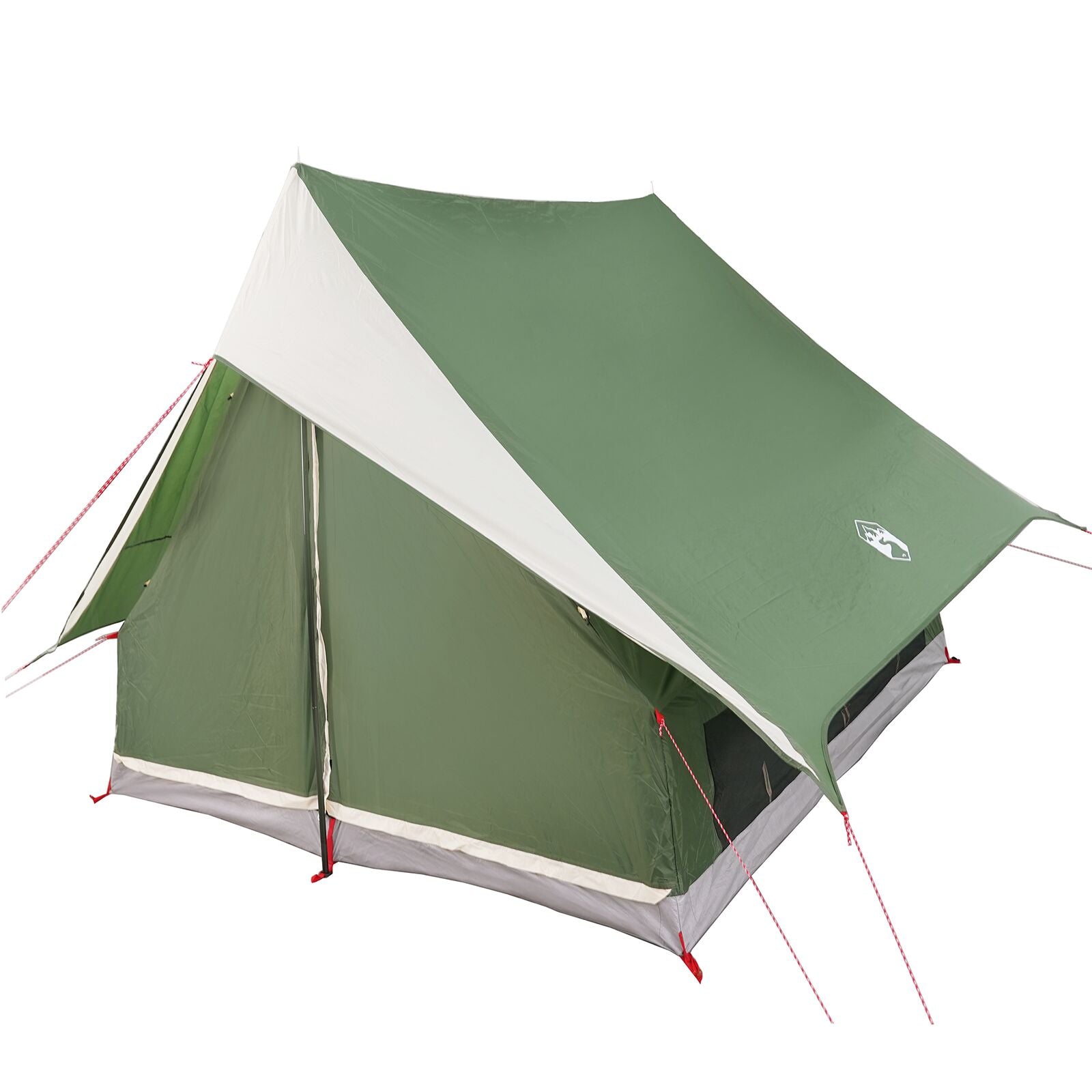 Telt med tak med luftventil grønn 220 x 233 x 184 cm Polyester