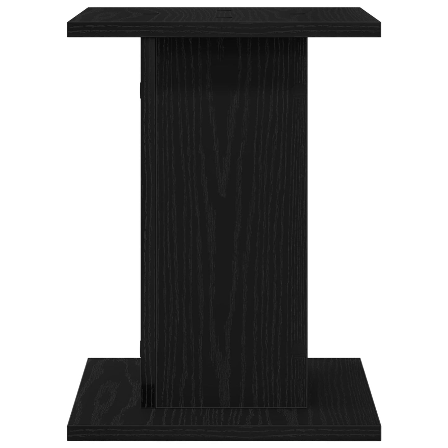 Planteholder 2 pcs Svart Eik 30 x 30 x 40 cm Konstruert tre