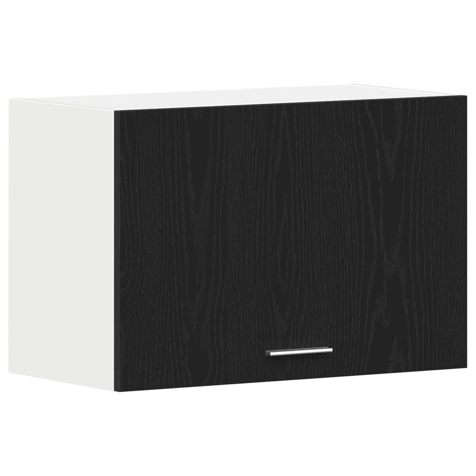 Hengende skap med dør Svart eik 60 x 31 x 60 cm Konstruert tre