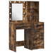 Sminkebord med skuff 2 pcs Brun 50 x 41 x 135 cm Konstruert tre