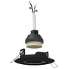Spotlights med søkelys 12 pcs Svart 9 x 9 cm Metall