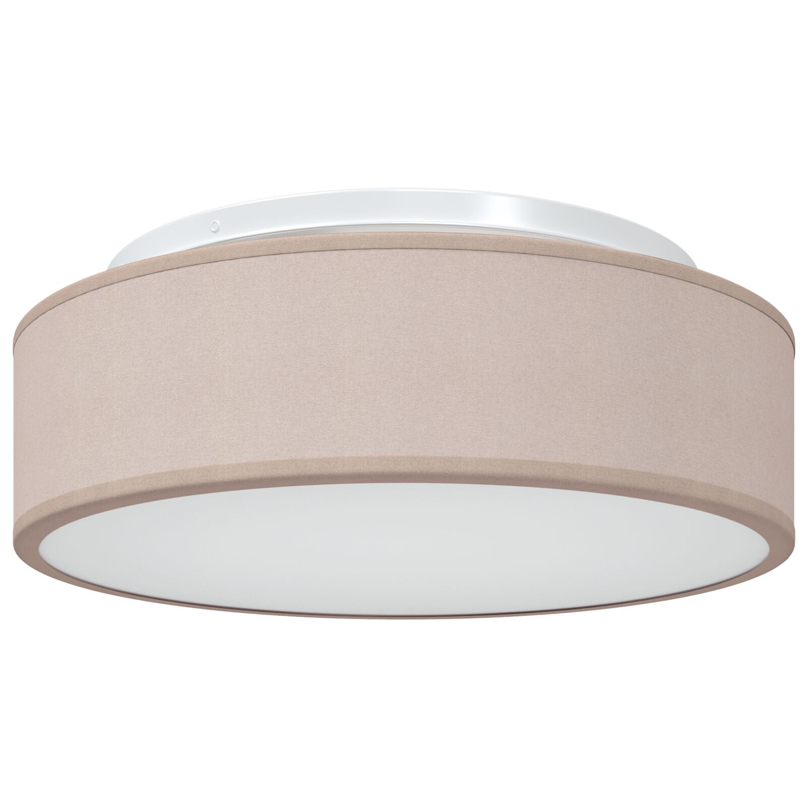 Taklampe Gråbrun 38 x 13.5 cm stoff