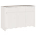 Serviesskap Drammen Hvit 114 x 43 x 75,5 cm Massivt furutre