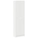 Garderobeskap med hylle Hvit 55 x 25 x 189 cm Konstruert tre
