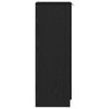 Sko skap svart eik 29,5x35x100,5 cm konstruert tre