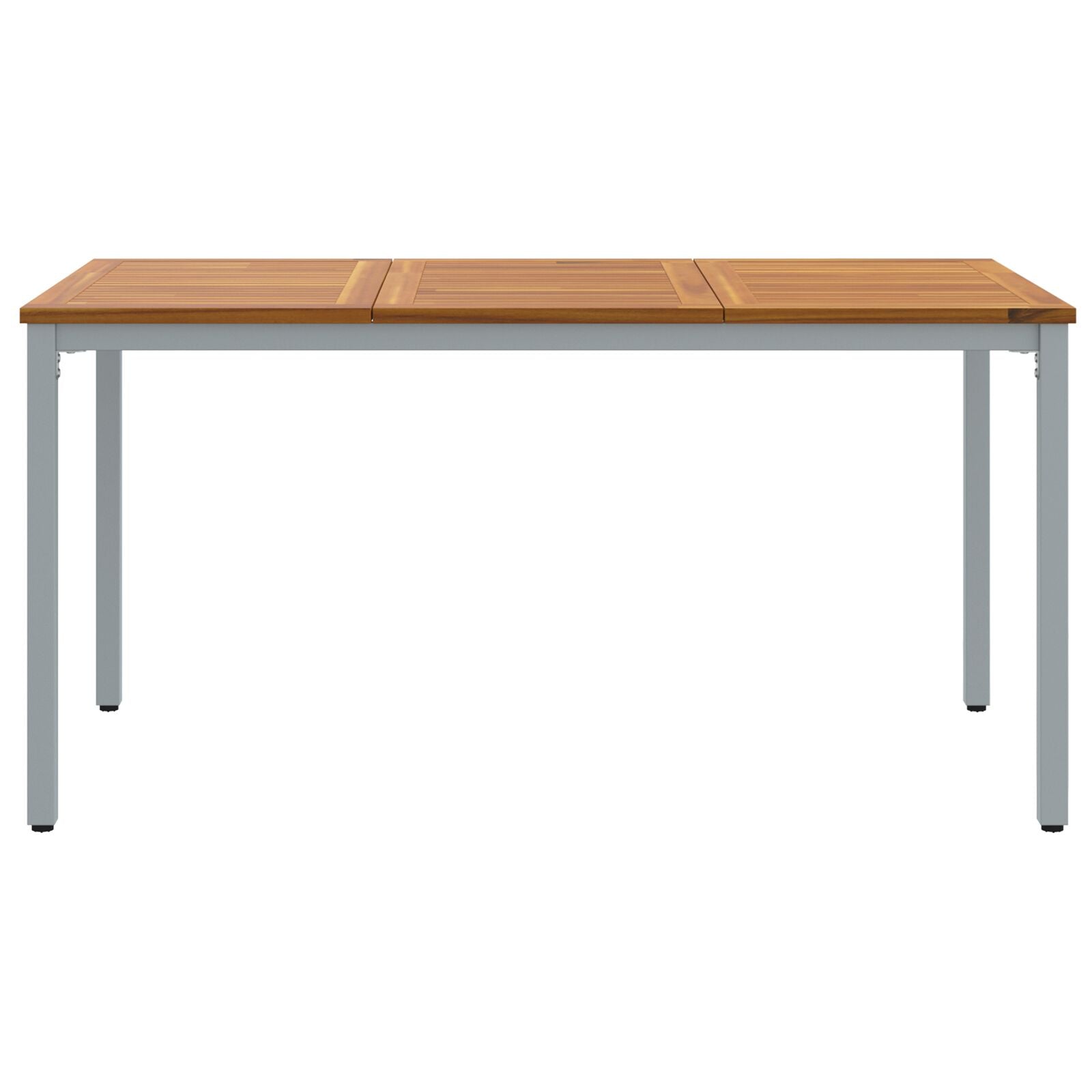 Hagebord 150x90x75 cm Solid Akasietre og Metall