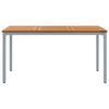 Hagebord 150x90x75 cm Solid Akasietre og Metall