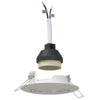 Spotlights med søkelys 24 pcs Hvit 9 x 9 cm Metall