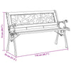 benk Brun 116 x 54 x 73cm tre
