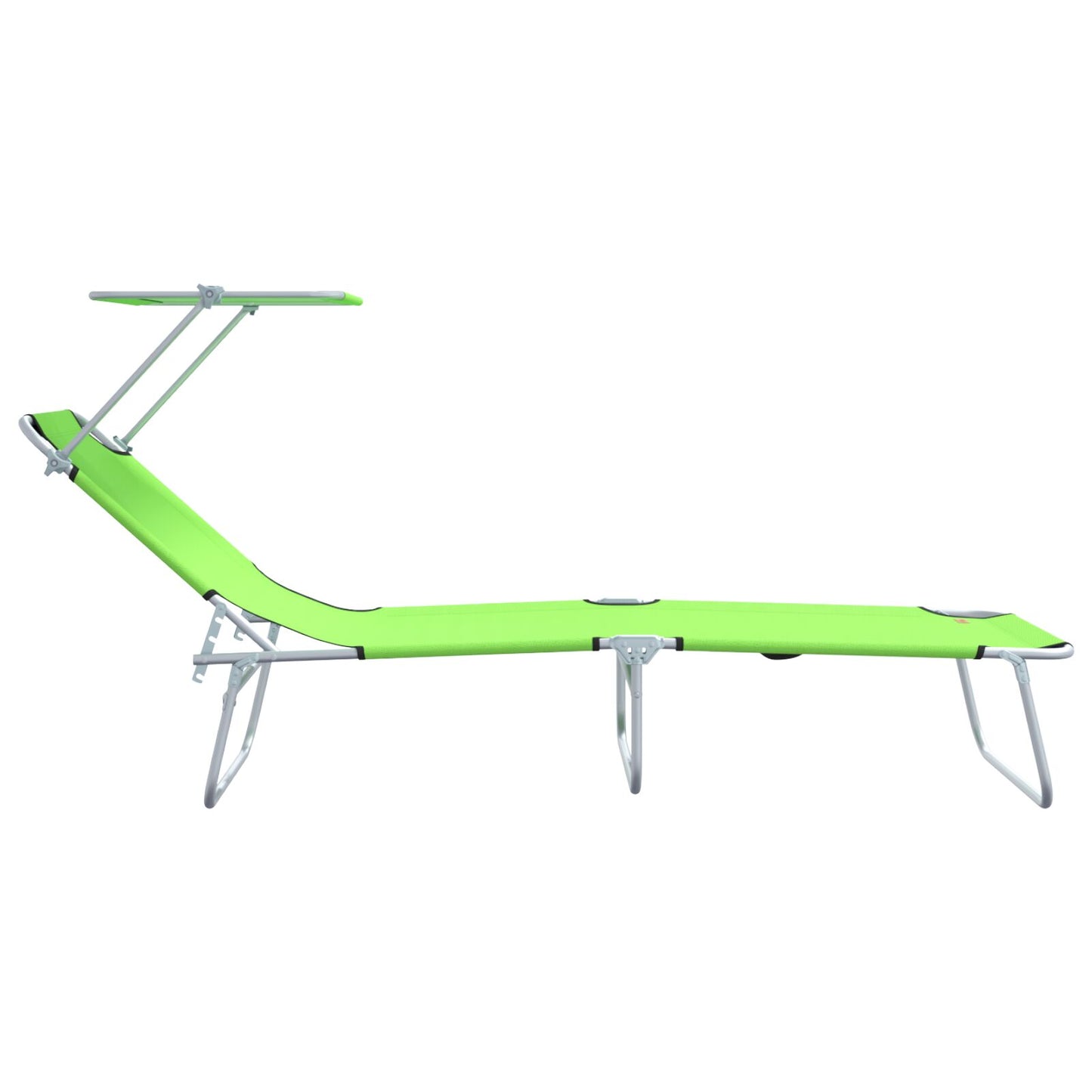 Solstol 2 pcs grønn 58 x 188 x 77cm Polyester