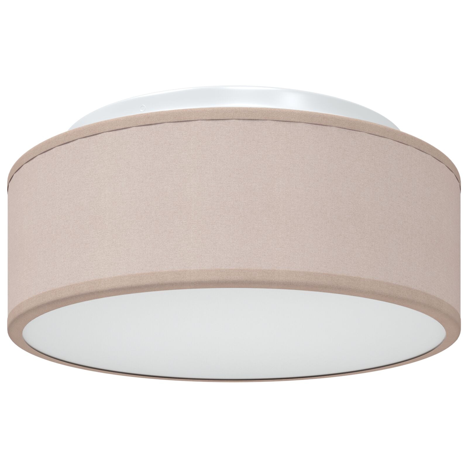 Taklampe Gråbrun 30 x 13.5 cm stoff