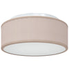 Taklampe Gråbrun 30 x 13.5 cm stoff