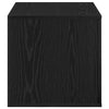 Garderobeskap Svart 118x41x40 cm Laget av tre
