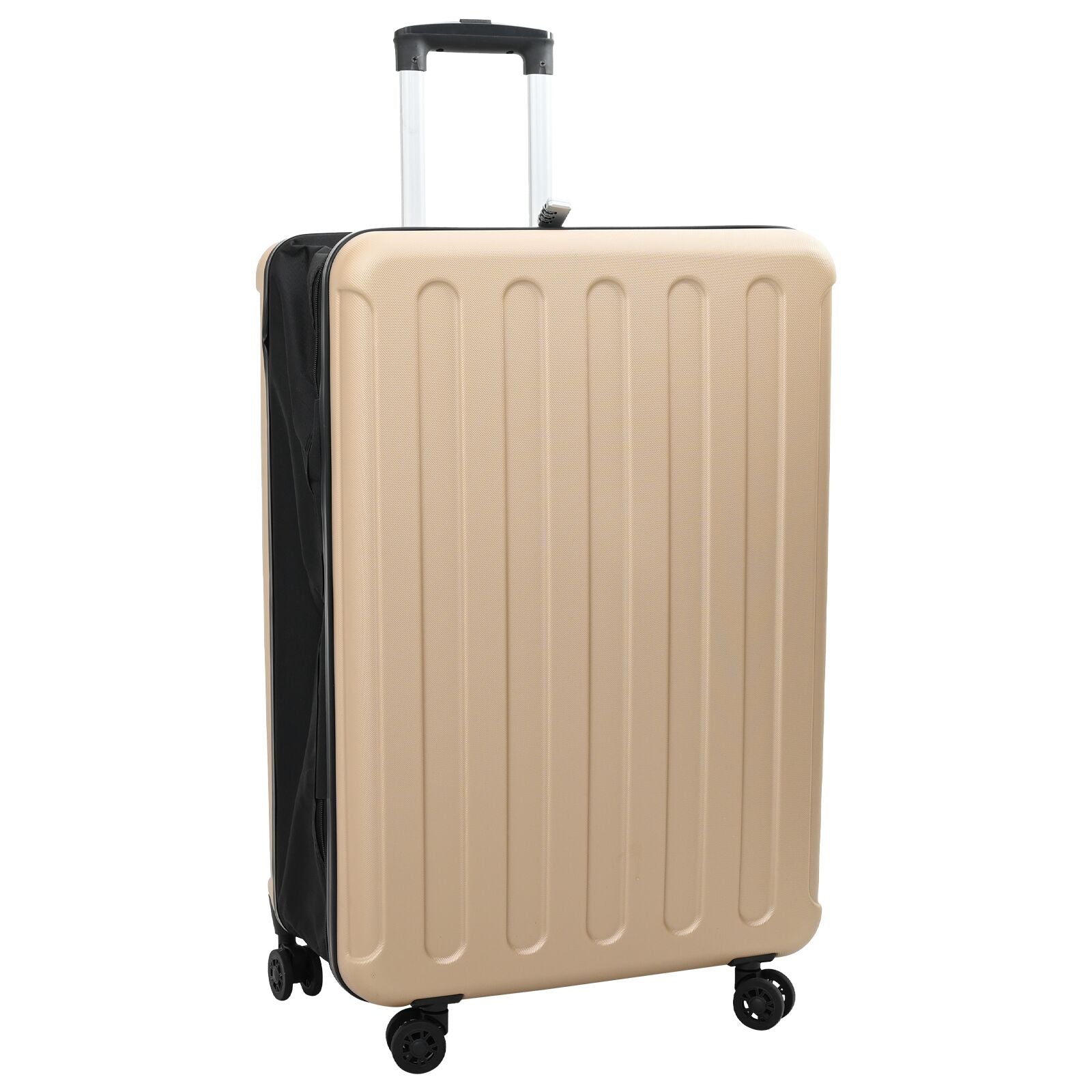 Koffert med lås champagne 50 x 30 x 76 cm ABS-plast
