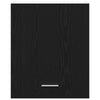 Hengende skap 2 pcs Svart eik 100 x 31 x 60 cm Konstruert tre