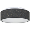 Taklampe Svart 38 x 13.5 cm stoff