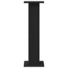 Planteholder 2 pcs Svart Eik 30 x 30 x 95 cm Konstruert tre