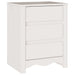 Kaffebord med skuff Drammen Hvit 45 x 35 x 56 cm Massiv furu