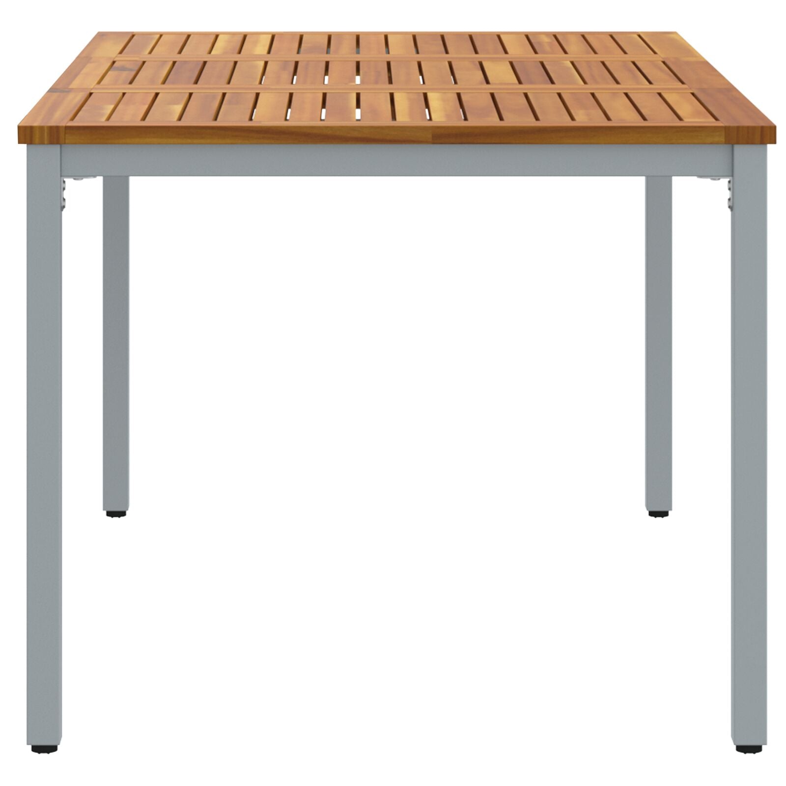 Hagebord 150x90x75 cm Solid Akasietre og Metall