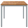 Hagebord 150x90x75 cm Solid Akasietre og Metall