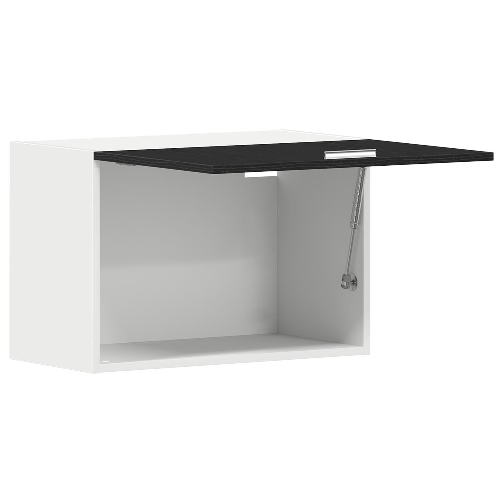 Hengende skap med dør Svart eik 60 x 31 x 60 cm Konstruert tre