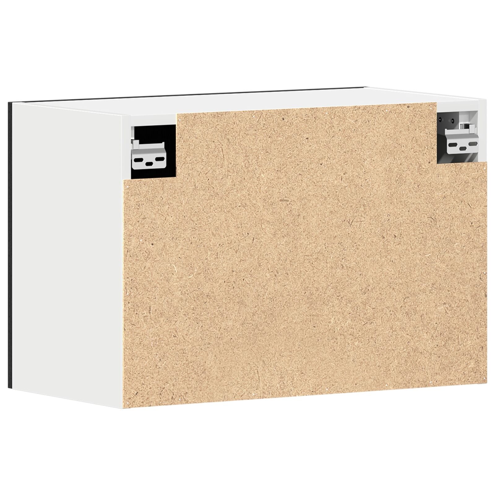 Hengende skap med dør Svart eik 60 x 31 x 60 cm Konstruert tre