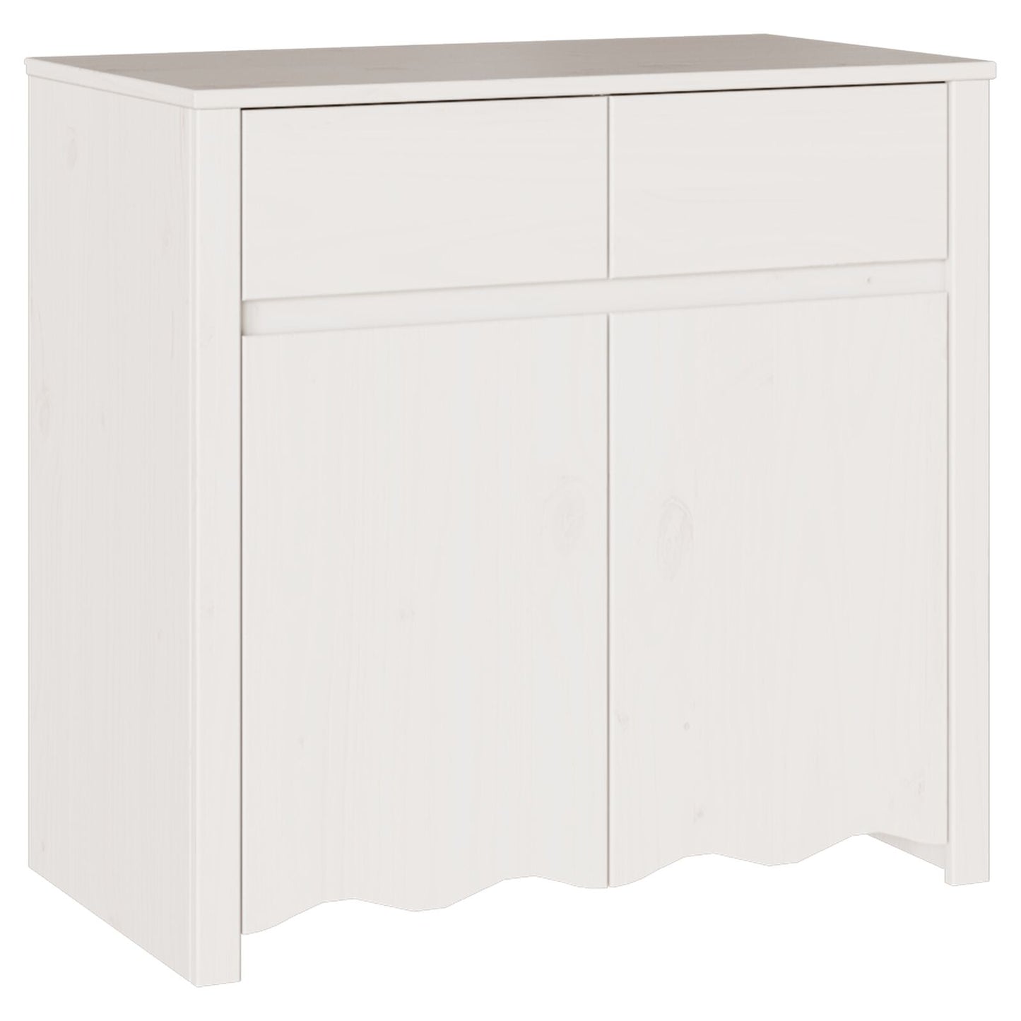 Serviesskap Drammen Hvit 79 x 43 x 75.5 cm Massivt furutre