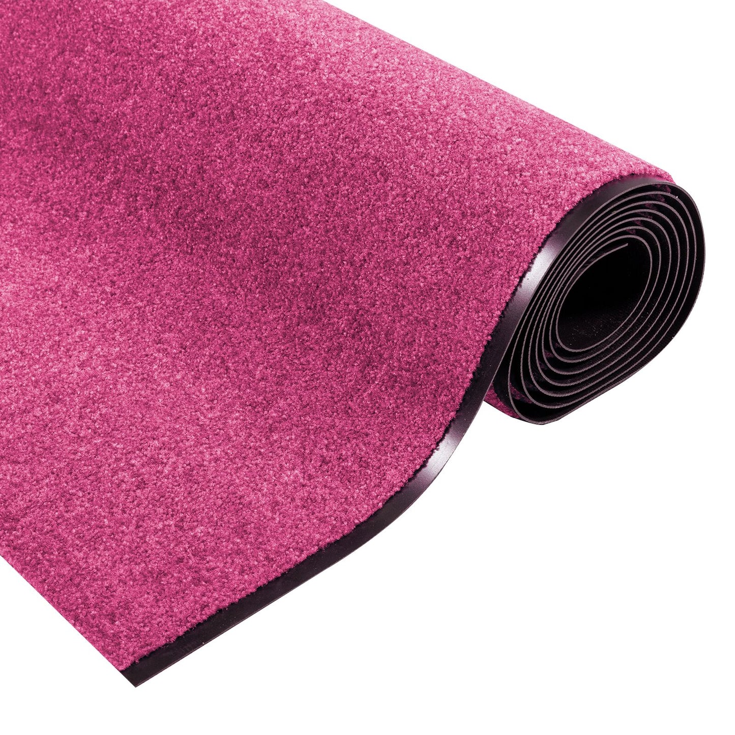Dørmatte Annet Rosa og svart 120 x 400 cm Polyamid og PVC