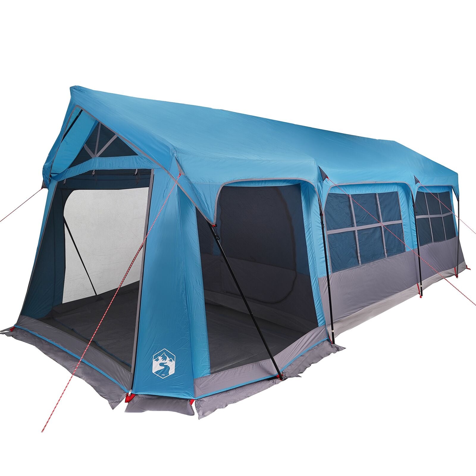 Telt med tak med luftventil Blå 620 x 322 x 240 cm Polyester
